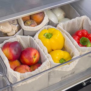 냉장고 정리 야채칸 페이퍼백 크래프트지 감자 고구마 보관