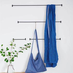 블랙 철제 수건걸이 주방용품 걸이 포그린넨 워크