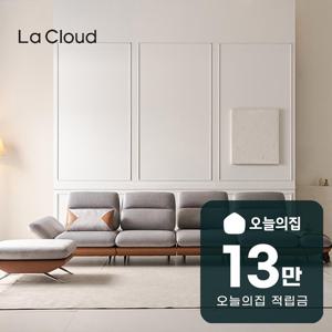 [렌탈] 프리미엄 안단테 기능성 패브릭 스윙 6인 소파 (라이트 그레이)