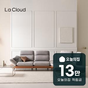 [렌탈] 프리미엄 안단테 기능성 패브릭 스윙 4인 코너형 소파 (라이트 그레이)