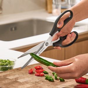 스텐 트윈 블레이드 가위 611 강력한 절삭력 양손가위