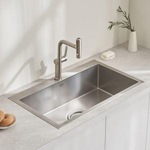 정품 RESILENT 85 주방 싱크대 언더 사각 싱크볼 교체 전국설치