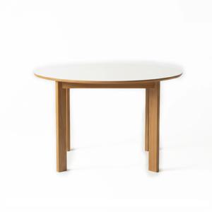 국내제작 SEO 클린터치 오크 원형 다이닝 테이블 식탁