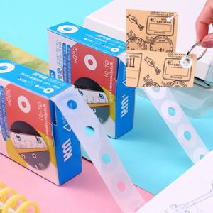 타공기 펀칭 홀 찢어짐 보호 원형 정리 가드 링스티커 구멍 테두리 테이프