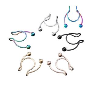 코 액세서리 페이크 피어싱 더블링 가짜 코 피어싱 코찌