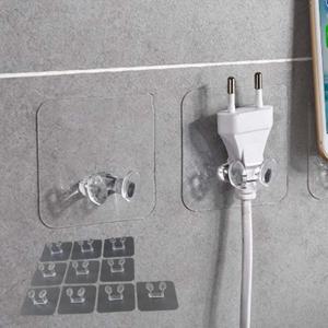 접착식 벽걸이 플러그 홀더 무타공 전선걸이 콘센트 코드 정리 10p