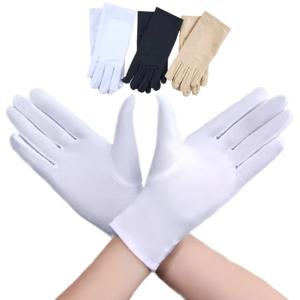 남녀공용 단체 예식 운전 유니폼 고탄성 쫀쫀 스판 심플 무지 장갑