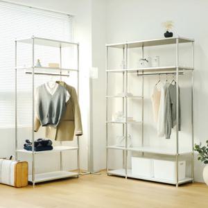 어반크롬 프레아 행거 800 1200 실버 선반행거 수납행거 드레스룸