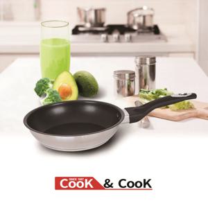 슈프림 인덕션 겸용 3중바닥 4중코팅 스텐 프라이팬 20cm