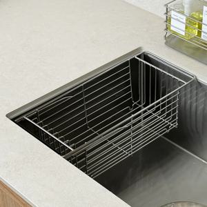 304 올스텐 길이조절 싱크인 식기 건조대 2size