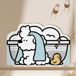 [리퍼]푸들이 규조토 발매트 빨아쓰는 강아지 고양이 미끄럼방지 욕실 주방 화장실 싱크대