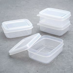 미니 반찬통 야채 보관용기 4P 세트 사각