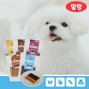 멍스트릿 말랑 치카스틱 80g 5종 세트 관절 면역 눈물 피모 구강