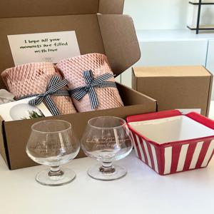 집들이선물 간식그릇1p 맥주잔2p 선물세트 신혼부부 이사선물 고블렛 와인잔