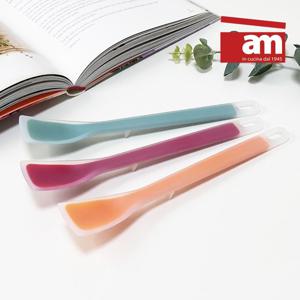 실리콘 미니 알뜰주걱 3종 세트 레드+민트+오렌지 / 스푼 투톤컬러 베이킹 헤라 13710