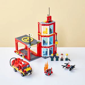 소방서놀이 블록세트 663PCS