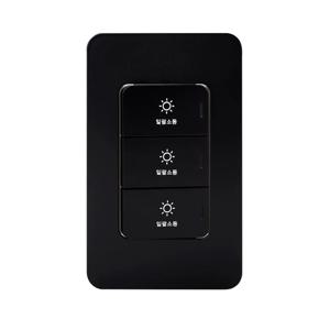제일전기 디아트 블랙 일괄소등 스위치 3구(20A)