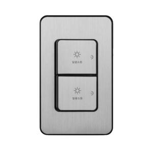 제일전기 디아트플러스 메탈실버 일괄소등 스위치 2구(20A)