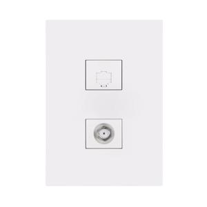 제일전기 하네스 화이트 복합 CATV2방+8P (1개용)
