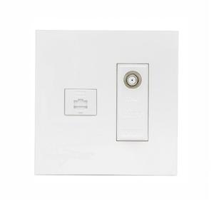 제일전기 하네스 화이트 복합CATV2방+8P1구(2개용)