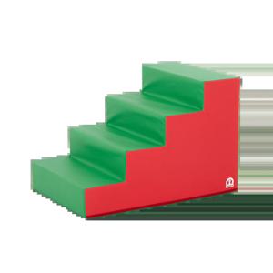 챔피온 사단계단초록 CH-2009G 유아 돌봄 실내 어린이 놀이터 정글짐 미끄럼 체육 매트