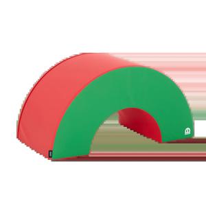 챔피온 반달빨강 CH-2005R 유아 돌봄 실내 어린이 놀이터 정글짐 미끄럼 체육 매트