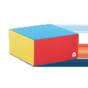 챔피온 삼색사각 CH-2007 유아 돌봄 실내 어린이 놀이터 정글짐 미끄럼 체육 매트