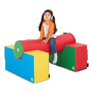 챔피온 원기둥 건너기 세트 CHS-05 유아 돌봄 실내 놀이터 정글짐 미끄럼 체육 매트