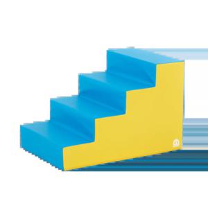 챔피온 사단계단파랑 CH-2008B 유아 돌봄 실내 어린이 놀이터 정글짐 미끄럼 체육 매트