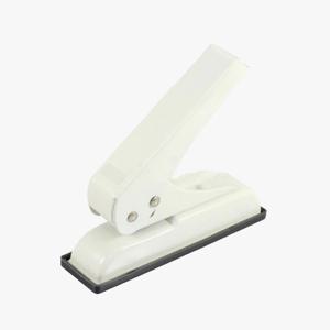 1공 펀치 펀칭기 파워펀칭기 문서구멍 최대25매 아이보리색 (2개 1세트)