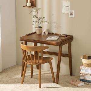 [리퍼] 웨이브 원목 책상 800