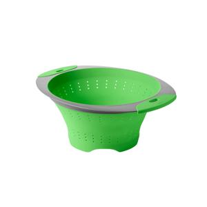 굿그립 접이식 실리콘 채반 - 그린