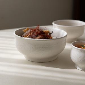 포갠 모던웨이브 떡국그릇 비빔밥 그릇 우동기 라면기