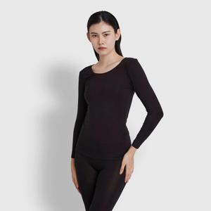 여 발열온감 U넥 티셔츠 (3 sizes)(3 colors)