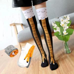 웃긴 쓸데 없는 특이한 선물 새다리 닭다리 레깅스 장목 치킨 양말