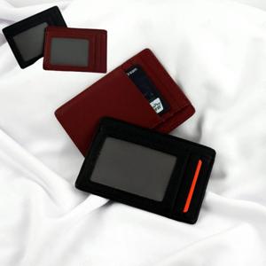 세로형 신용카드 교통카드 신분증 미니 카드지갑 RFID차단 슬림 포켓