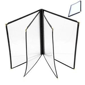 레스토랑 식당 카페 가격표 A4 안내판 테이블 메뉴판 케이스 블랙