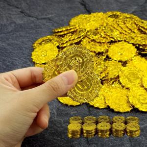 해적 보물상자 동전 주화 코인 피규어 칩 금화 세트 100p