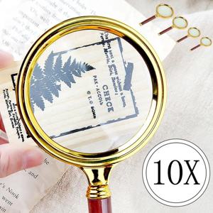 휴대용 핸디 확대경 손 돋보기 분리형 10배율 클래식 돋보기