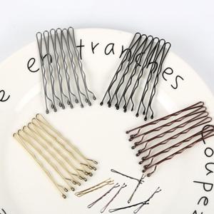 헤어 잔머리 정리 올림머리 고정핀 옆머리핀 웨이브 실핀 24p