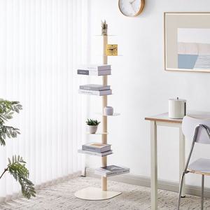 셀리의 서재 공간활용 회전형 8단 책꽂이 진열대 선반