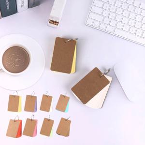 휴대용 단어암기 컬러 미니 단어장 수첩 다꾸 메모지 카드링