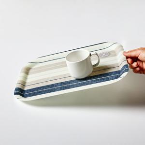 스트라이프 논슬립 쟁반 사각 트레이 카페 업소용