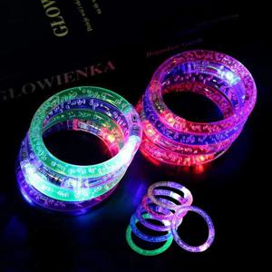 단체 축제 행사용품 LED 야광 라이트 클럽 파티 버블 팔찌