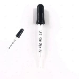 과학실험 향수제작 다용도 사용 눈금표시 재사용 유리 스포이드 1ml