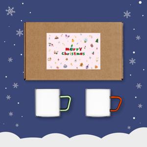 크리스마스 에디션 컬러머그컵S 190ml 선물세트(2P)