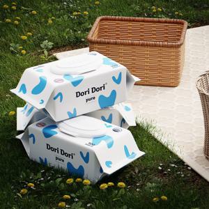 퓨어 아기물티슈 캡형 100매 10팩