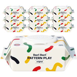 패턴플레이 오리지널 아기물티슈 100매 캡형 10팩