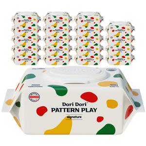 패턴플레이 시그니처 아기물티슈 100매 캡형 20팩