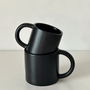 Matt Mug Cup(small)/블랙 매트 무광 홈파티 머그컵 카페 라떼 아메리카노잔
